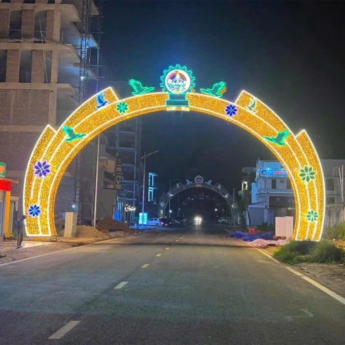 Mẫu trang trí cổng chào