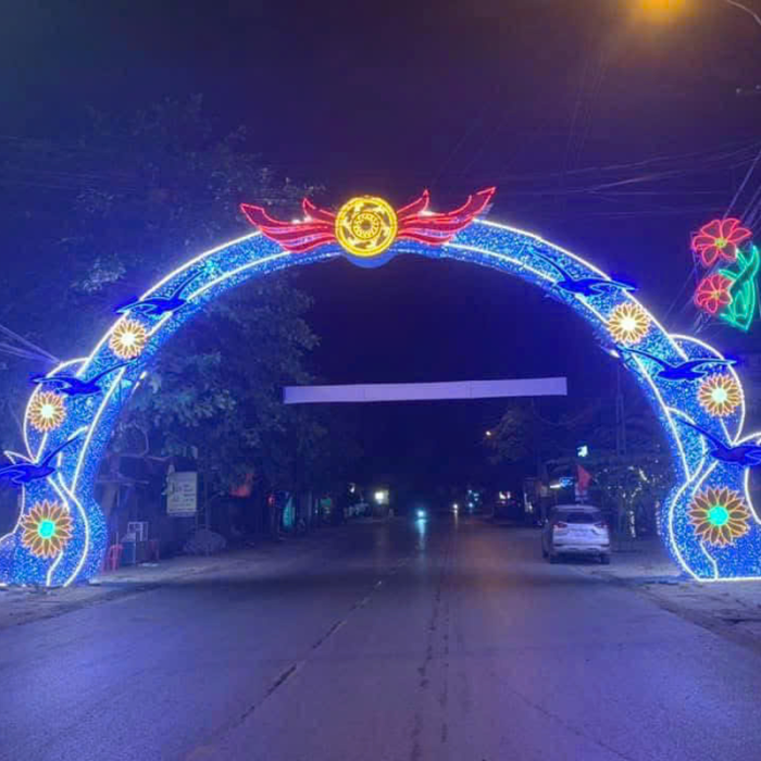 Cổng chào LED nghệ thuật