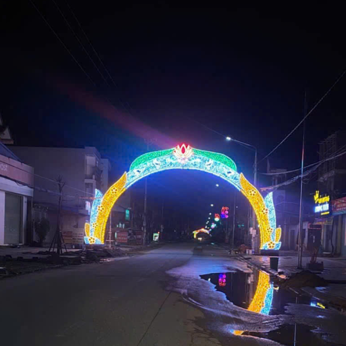 Thi công cổng chào