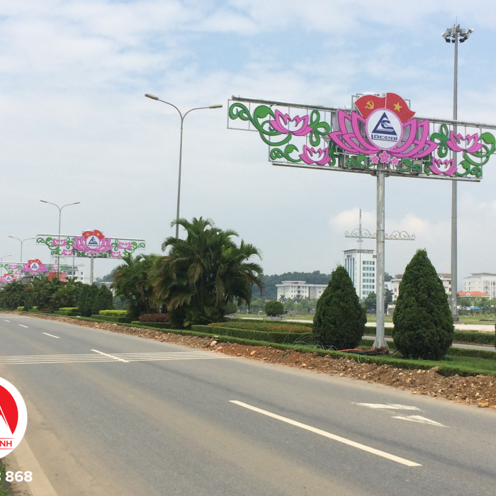 Tổng hợp các mẫu hoa đèn trang trí đường phố