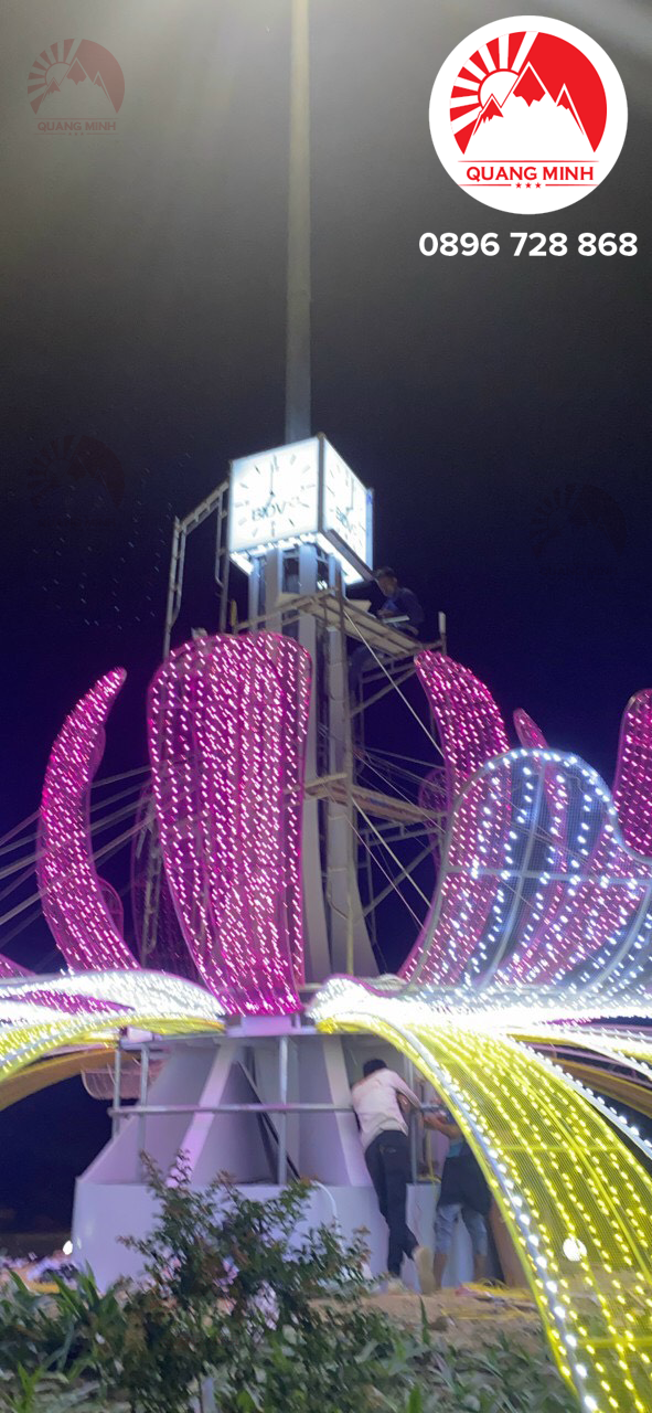 Hệ thống đèn LED hiện đại, tạo hiệu ứng ánh sáng lung linh, huyền ảo